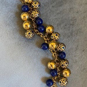 kate spade navy and gold bracelet